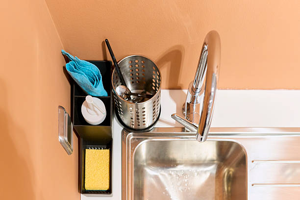 best way to organize under kitchen sink tips