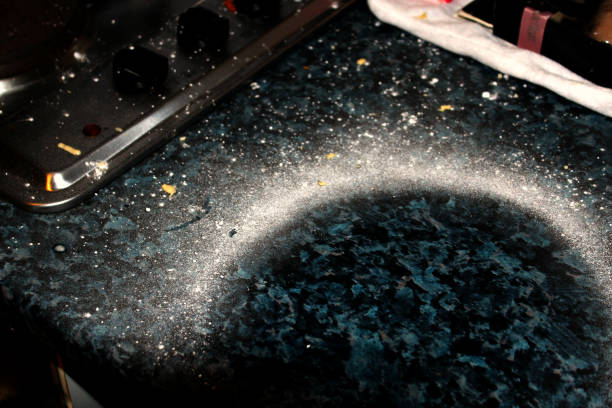 how to clean pizza stone burnt tips