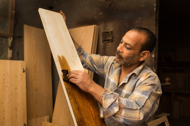 how to stain a wood cabinet guide