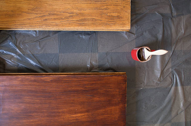 how to stain a wood cabinet tips